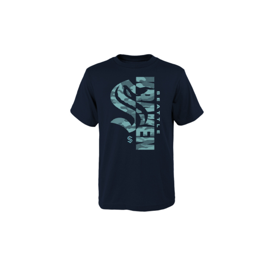 NHL COOL CAMO SS TEE SEATTLE KRAKEN DETSKÉ TRIČKO